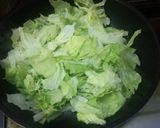 丸ごと1玉!レタスのカレー炒め作り方2写真