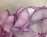 材料2つ‼紫大根のらっきょう酢漬け作り方3写真