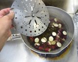 食べやすい小さな薩摩芋と切り昆布の煮物作り方5写真