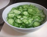 お弁当のおかずに、きゅうりの酢の物。作り方2写真