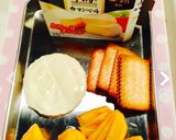 簡単☆柿のメープルタルト風sweets作り方1写真