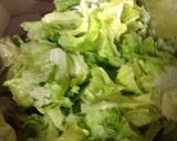 10分！ごま油風味レタスとチキンの中華煮作り方1写真