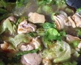 10分！ごま油風味レタスとチキンの中華煮作り方5写真