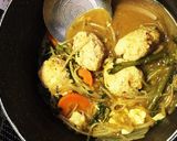 鍋の残りに簡単鶏団子作り方2写真