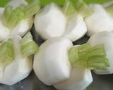 かぶの鶏そぼろ煮*薄味の優しい味カブ 蕪作り方1写真