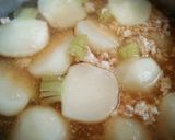 かぶの鶏そぼろ煮*薄味の優しい味カブ 蕪作り方4写真
