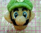 ♪スーパーマリオ♪ルイージ♪キャラ弁♪作り方7写真