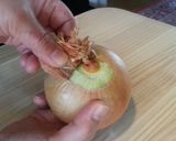 玉葱の超速皮の剥き方でスライスポン酢作り方2写真