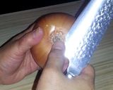 玉葱の超速皮の剥き方でスライスポン酢作り方1写真