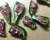 早く出来るピーマンの肉詰め作り方2写真