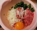 れんこんの挽き肉はさみ焼き♪照り焼き風作り方2写真