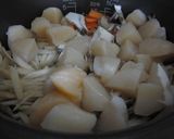 貝柱とマイタケの炊き込みご飯作り方5写真