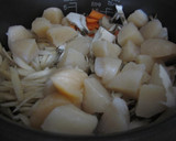 貝柱とマイタケの炊き込みご飯作り方5写真