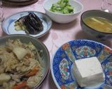 貝柱とマイタケの炊き込みご飯作り方9写真