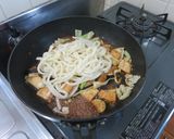 茄子・キャベツ・豆腐DE焼うどん作り方4写真