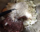 鮭マヨネーズ乗せ、バター風味でハンバーグ作り方3写真