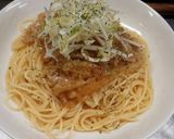 めんつゆで簡単に！白菜のあんかけパスタ作り方7写真