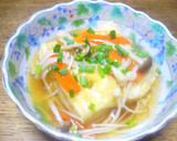 ちょっと上品な？きのこあんの揚げだし豆腐作り方4写真