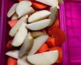ご飯が進む！節約ジャガイモと人参甘辛炒め作り方1写真