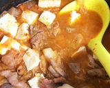肉肉しいモツ煮込み (コク辛ver.)作り方9写真