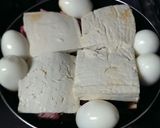 水切不要 簡単！木綿豆腐と牛肉すき焼き味作り方3写真