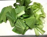 青梗菜（チンゲンサイ）と鶏肉の炒めもの作り方1写真
