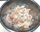 青梗菜（チンゲンサイ）と鶏肉の炒めもの作り方2写真