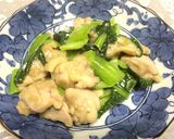 青梗菜（チンゲンサイ）と鶏肉の炒めもの作り方6写真