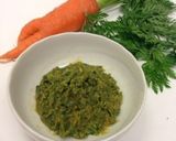 人参の葉の茎☆飯泥棒☆卵黄味噌作り方6写真