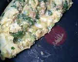 セロリとツナの和風オムレツ作り方3写真