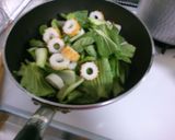 簡単 竹輪 チンゲン菜の オイスター炒め作り方4写真