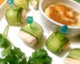 ココットカマン☆棒々鶏チーズディップ作り方13写真