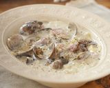 あさりのクラムチャウダー風クリームパスタ作り方24写真