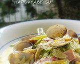 あさりのクラムチャウダー風クリームパスタ作り方27写真