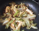 キャベツとイカのケチャップ煮作り方5写真