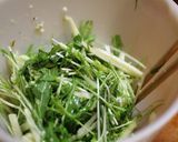 水菜とりんごの美肌サラダ作り方2写真