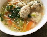 白菜☆白菜と鶏団子の濃く旨スープ作り方6写真