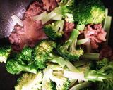 ブロッコリーと牛肉のトロッと甘辛あん作り方7写真