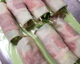 ☆豚肉とキノコのクルクル春巻き☆作り方3写真