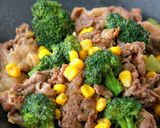 ブロッコリーと牛肉のトロッと甘辛あん作り方12写真