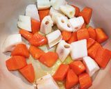 蓮根と豚肉の甘酢餡かけ作り方5写真