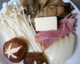 きのことベーコンのバターホイル焼き♡作り方1写真