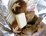 きのことベーコンのバターホイル焼き♡作り方3写真