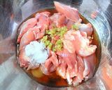 塩にんにくで～ 海南チキンライス風鶏ご飯作り方1写真
