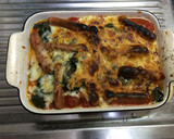 ソーセージとほうれん草のトマトチーズ焼き作り方6写真