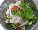 豚しゃぶサラダ柚子胡椒味ポン酢ジュレで作り方5写真