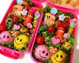 簡単！ニコちゃん スマイル♡ キャラ弁作り方1写真