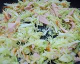 お好み焼き風炒飯作り方3写真