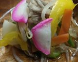 超簡単 ピンク蒲鉾と7色野菜のおひたし作り方3写真
