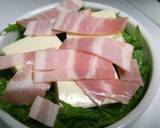 豆腐と水菜とベーコンでココットカマン作り方5写真